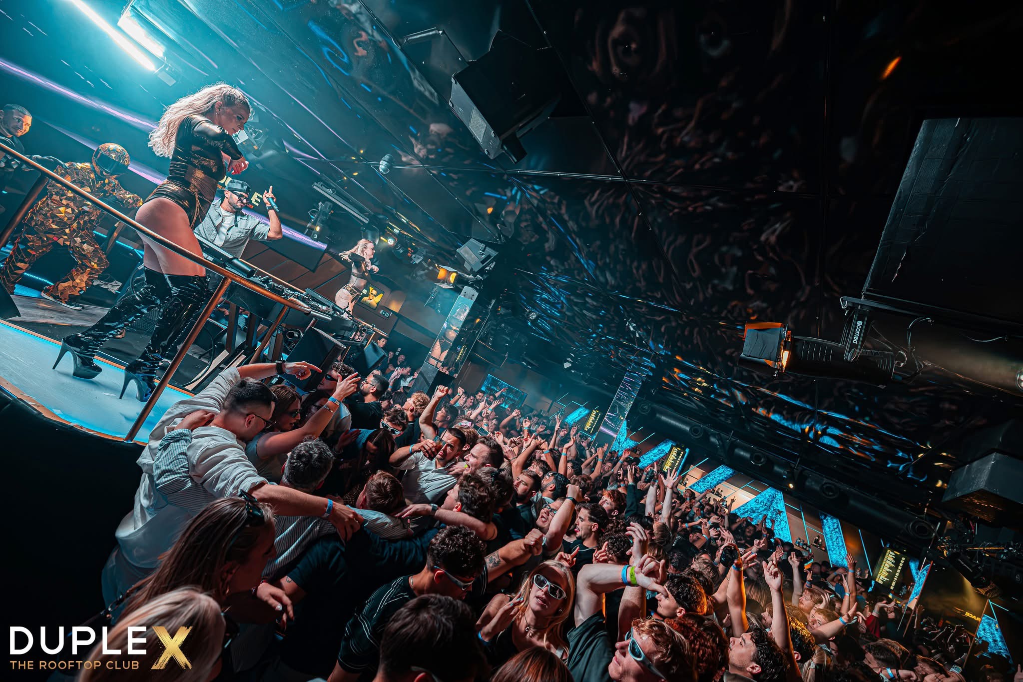 Packed crowd during a DJ Sheeko live set